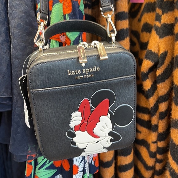 Kate Spade Disney X Kate Spade New York Minnie Mouse Daisy Vanity Crossbody Bag - Picture 7 of 16